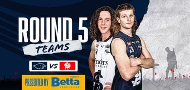 BETTA Teams Selection: Juniors Round 5 v North Adelaide